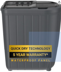 Whirlpool 7 kg Semi-Automatic Top Loading Washing Machine: