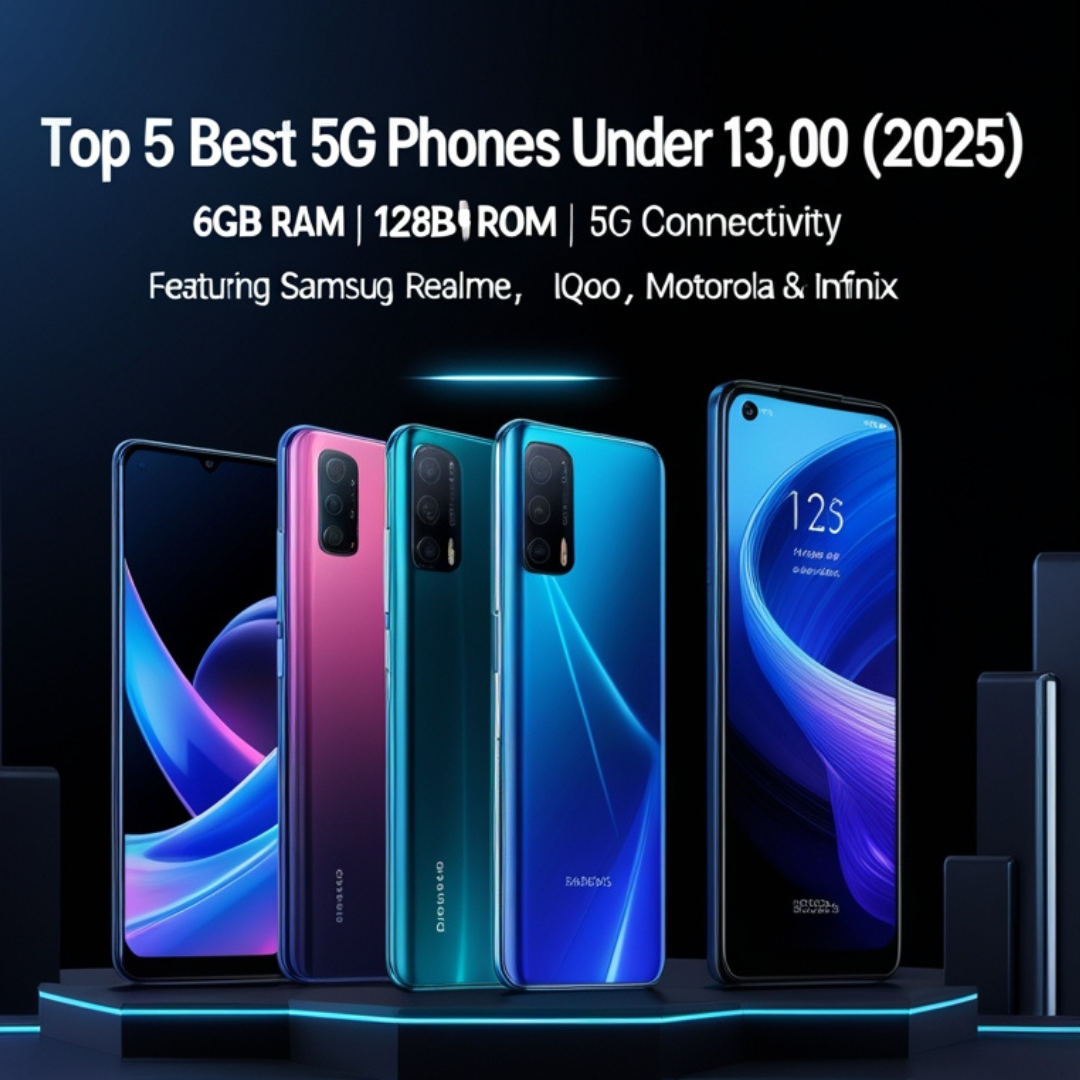 Top 5 Best 5G Phones Under ₹13,000
